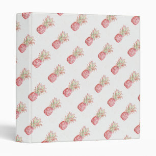 Tropical   Pink Pineapple Binder