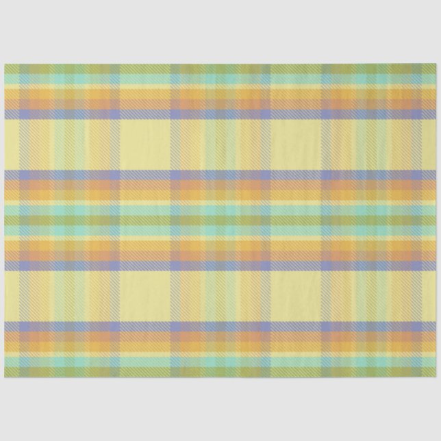 Tropical Plaid HTS Tissue Paper (Front)
