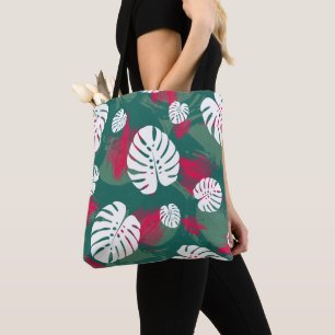 Tropical Plant Illustration Tote Bag