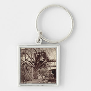 Tropical Plants in the Egyptian Room, Crystal Pala Keychain