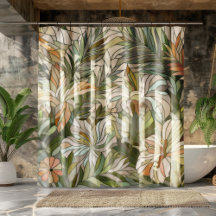 Tropical plants Mosaic Digital Art