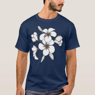tropical Plumeria (Frangipania) T-Shirt