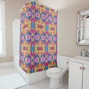 Tropical Plumeria Spotted Flowers Tile Pattern 
