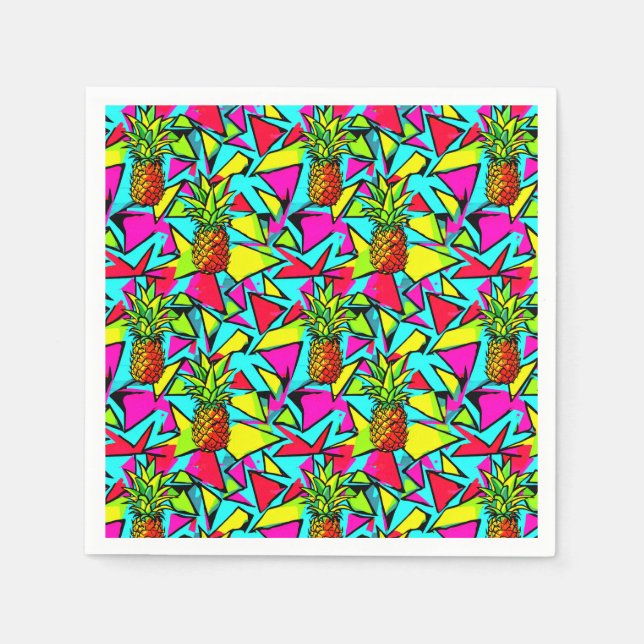 Tropical Pop Pineapple Napkin (Front)