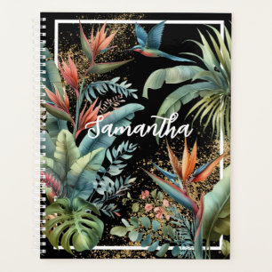 TROPICAL POWER - PERSONALIZED ELEGANT EXOTIC  PLANNER