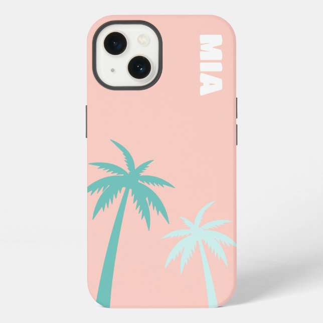 Tropical Preppy Phone Case (Back)