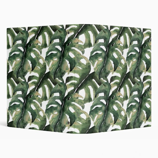 Tropical print in watercolor binder (Background)