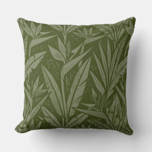 Tropical print  throw pillow