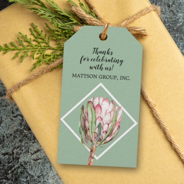Tropical Protea Floral Gift Tags (Creator Uploaded)
