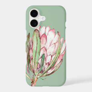 Tropical Protea Floral on Mint