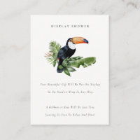 Tropical Rainforest Toucan Display Baby Shower
