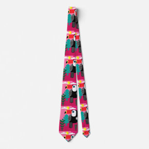 Tropical Rainforest Toucan Tie
