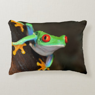 Tropical Red Eye Frog - Agalychnis Callidryas Accent Pillow