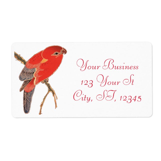 Tropical Red Parrot Thunder_Cove (Front)