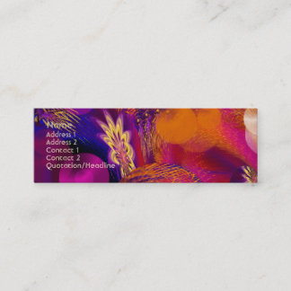 Tropical Reflections Profile Mini Business Card