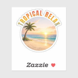 Tropical Relax Sunset Beach