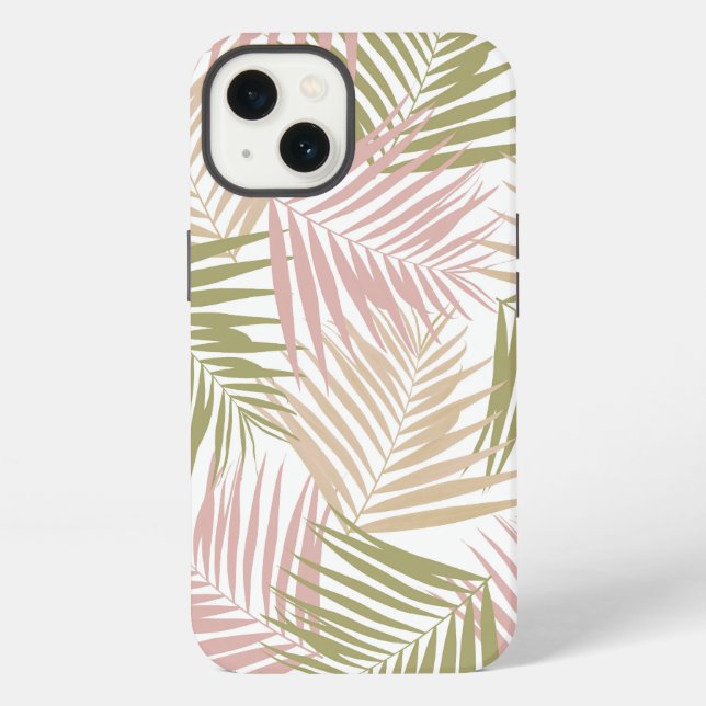 Tropical Retro #8 (Beachy Vibes) #palms #decor iPhone Case (Back)
