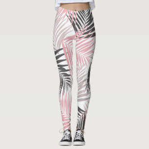 Tropical Retro #9 (Beachy Vibes) #palms #decor Leggings