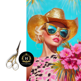 Tropical Rodeo Glam Decoupage Tissue Paper