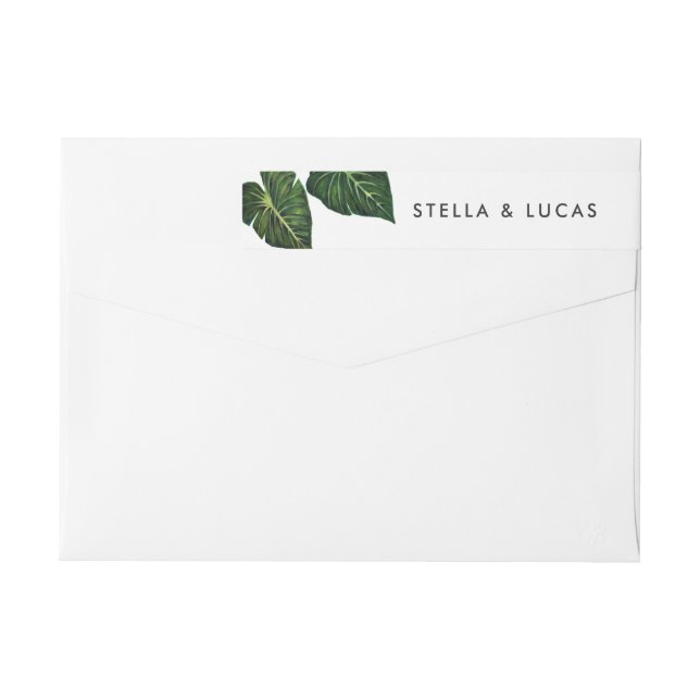 Tropical Romance II Wrap Around Label (Back)