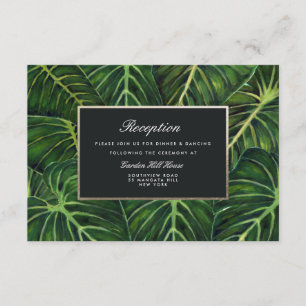 Tropical Romance / Reception Enclosure Card