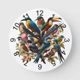 Tropical Round Clock