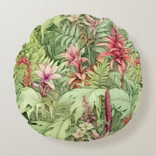 Tropical  round pillow
