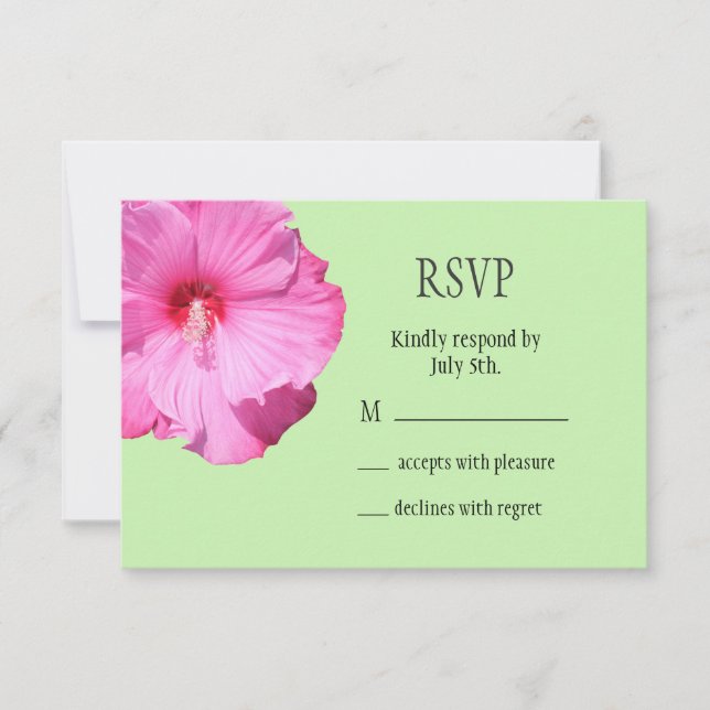 Tropical RSVP (green) (Front)