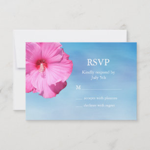 Tropical RSVP (watercolor)