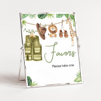 Tropical Safari Jungle Animals Baby Shower Favours