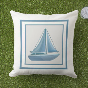 Tropical Sail Outdoor Pillow