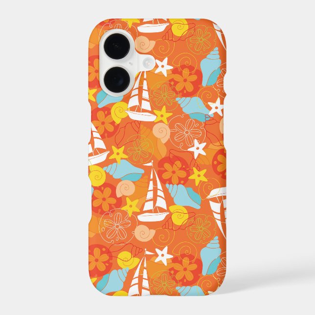 Tropical Sailboat Pattern (Back)