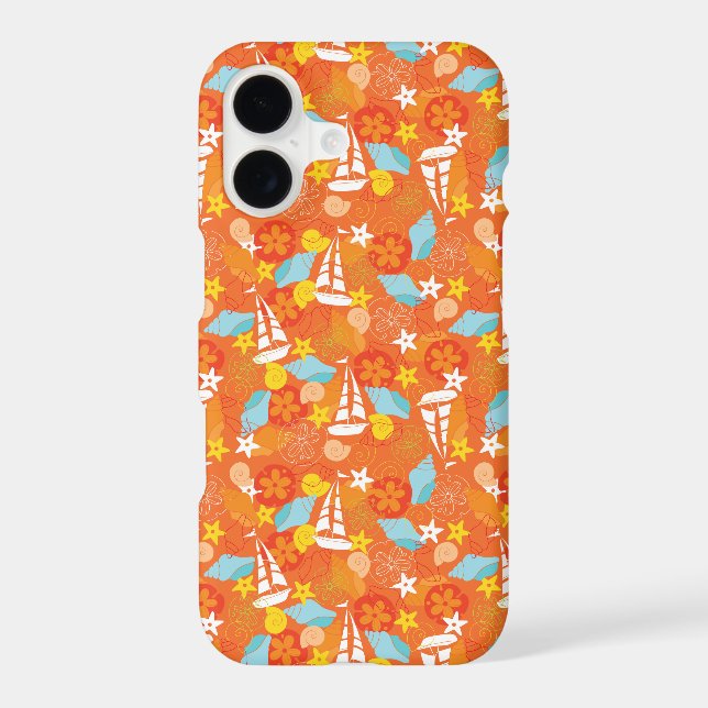 Tropical Sailboat Pattern (Back)