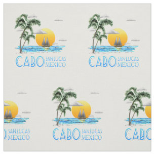 Tropical Sailing Cabo San Lucas Mexico Fabric