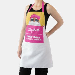 Tropical Santa Personalized Custom Apron