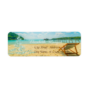 Tropical, Sapin de Noël, Chaise de Plage Vacances