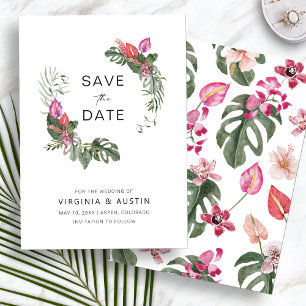 Tropical Save The Date Invitation