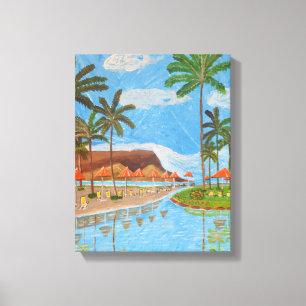 Tropical Scene canvas art