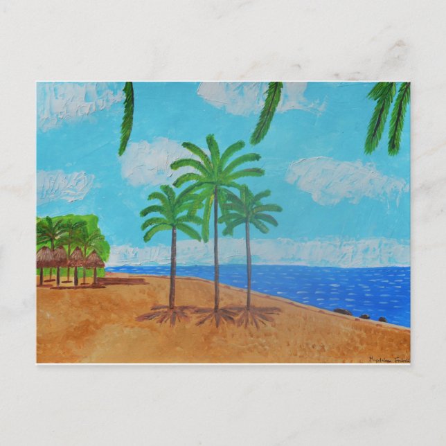 Tropical Scene Postcard (Front)
