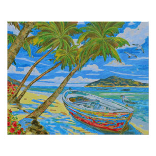 Tropical Scene Poster