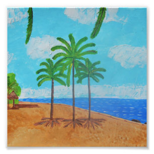 Tropical Scene print  