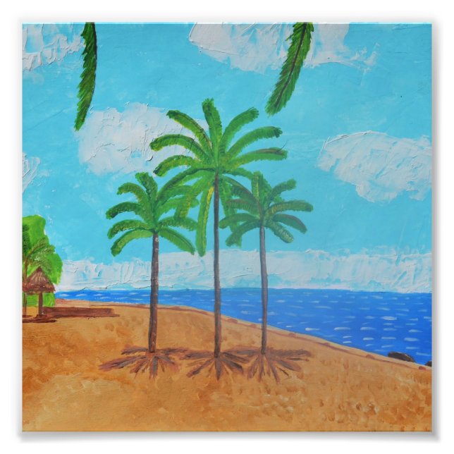 Tropical Scene print   (Front)