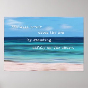 Tropical Sea Abstract Motivational Poster