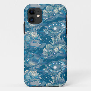 Tropical Sea Pattern iPhone 11 Case