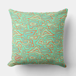 Tropical Sea Throw Pillow