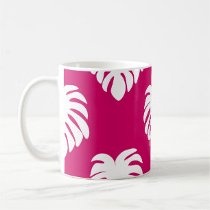 Tropical seamless pattern with monstera. art,backg coffee mug