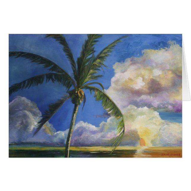 Tropical Seaside Sunset (Front Horizontal)