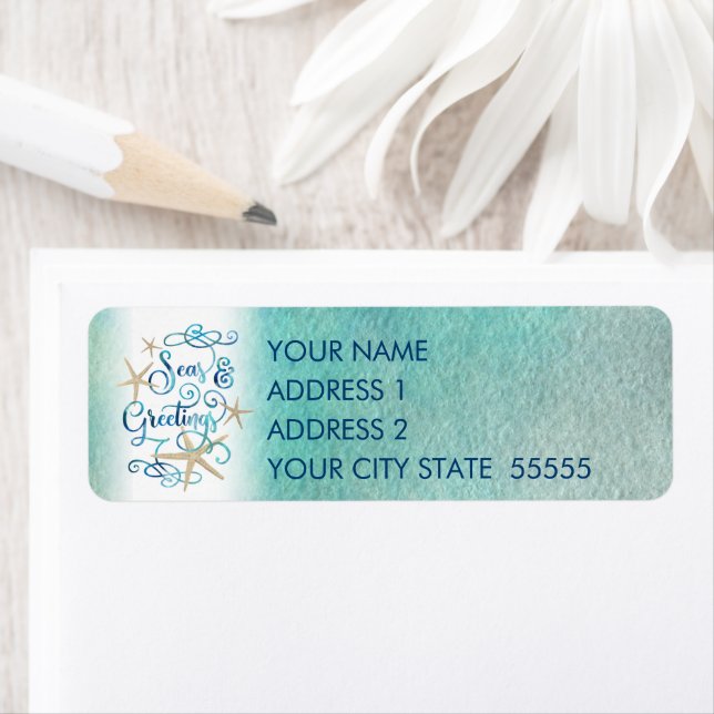 Tropical “SEAson's Greetings” Starfish (Insitu)