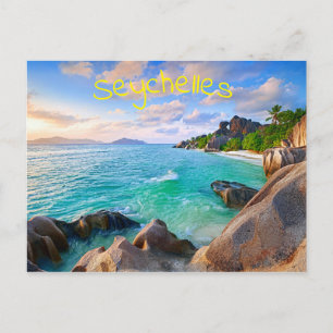 Tropical Seychelles Archipelago Postcard