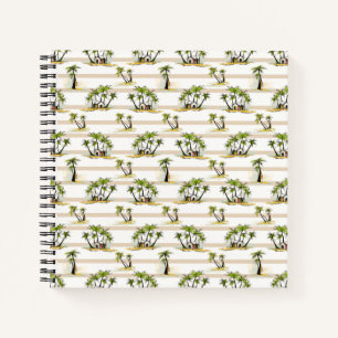 Tropical Shack And Palms Notebook